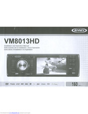 Jensen VM8013HD - Screen MultiMedia Receiver Installation And Operation Manual