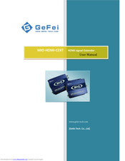 Gefei MIO-HDMI-CEXT User Manual