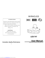 MIRACLED LED-747 User Manual