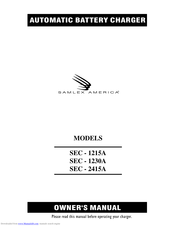 Samlexpower SEC - 1230A Owner's Manual