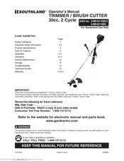 Southland S-HBR-3017-SBEZ Operator's Manual