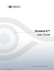 OnSSi Ocularis-X User Manual