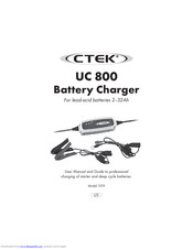 Ctek UC 800 User Manual And Manual