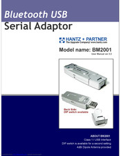 HANTZ + PARTNER BM2001 User Manual