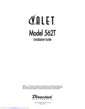 Valet 562T Installation Manual