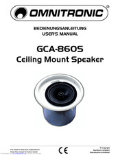 Omnitronic GCA-860S User Manual