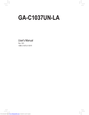 Gigabyte GA-C1037UN-LA User Manual