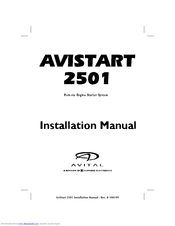 Avital AVISTART 2501 Installation Manual