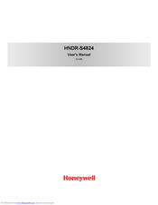 Honeywell HNDR-S4824 User Manual