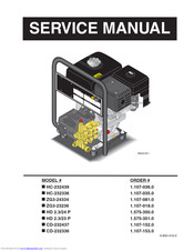 Hotsy HC-232336 Service Manual
