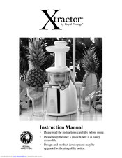 Royal Prestige Xtractor HU-200 Instruction Manual