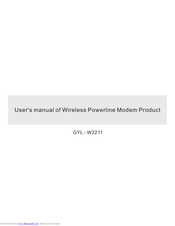 Geeya GYL - W2211 User Manual