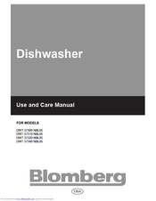 Blomberg DWT 37300 NBL00 Use And Care Manual