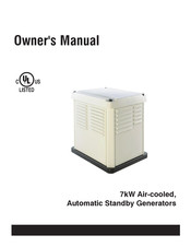 Generac Power Systems Automatic Standby Generators Owner's Manual
