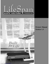 LifeSpan TR 2000-HR Owner's Manual