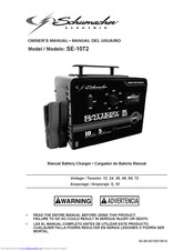 Schumacher electric SE-1072 Manuals | ManualsLib