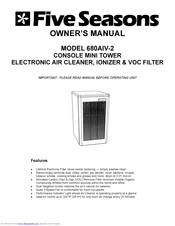 Five Seasons 680AIV-2 Owner's Manual