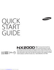 Samsung NX2000 Quick Start Manual