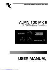 REIMESCH KOMMUNIKATIONSSYSTEME GMBH ALPIN 100 MK II User Manual