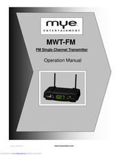 Mye MWT-FM Operation Manual