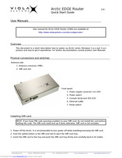 Viola Systems Arctic Quick Start Manual