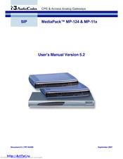 Audiocodes MediaPack MP-112 Manuals | ManualsLib