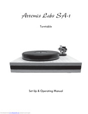 Artemis Labs SA-1 Set-Up & Operating Manual