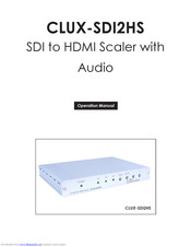 CYP CLUX-SDI2HS Operation Manual
