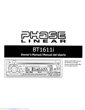 Phase Linear BT1611I - Phase Linear Radio Owner's Manual
