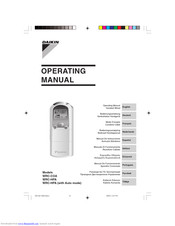 Daikin WRC-COA Operating Manual