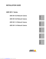 Axis M1104 Installation Manual
