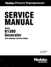 Robin R1300 Service Manual