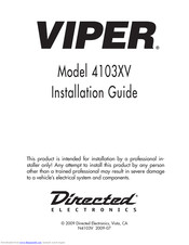 Viper 4103XV Installation Manual