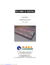 Axel Oxygen 5 User Manual