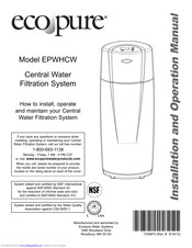 Eco Pure EPWHCW Installation And Operation Manual