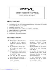 Ganz BC-IR3.6N User Manual