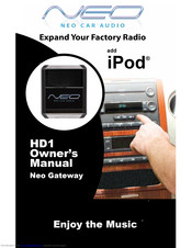 Neo Car Audio HD1 Owner's Manual