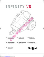 Dirt Devil Infinity V8 Operating Manual