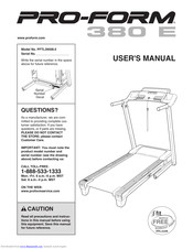 Proform 380i hot sale