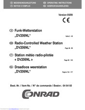 Conrad DV206NL Operating Instructions Manual