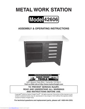Harbor Freight Tools 42606 Assembly & Operating Instructions