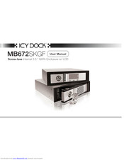 ICY DOCK MB672SKGF User Manual