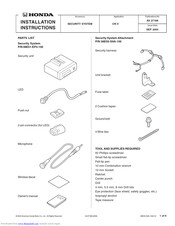 Honda CR-V Installation Instructions Manual