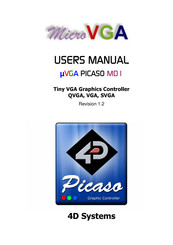 4D Systems uVGA-PICASO-MD1 User Manual