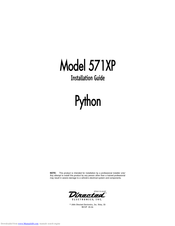 Directed Electronics Python 571XP Installation Manual