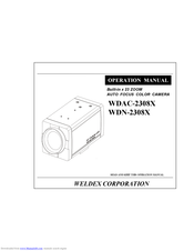 WELDEX WDN-2308X Series Operation Manual