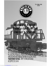 Lionel Union Pacific RS-3 Owner's Manual