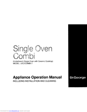 St George UEC/COMBI-7 Operation Manual