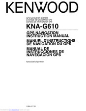 Kenwood KNA-G610 Instruction Manual