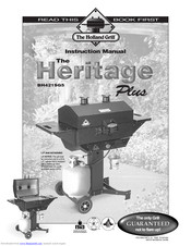 Holland Grill Heritage Plus BH421SG5 Instruction Manual